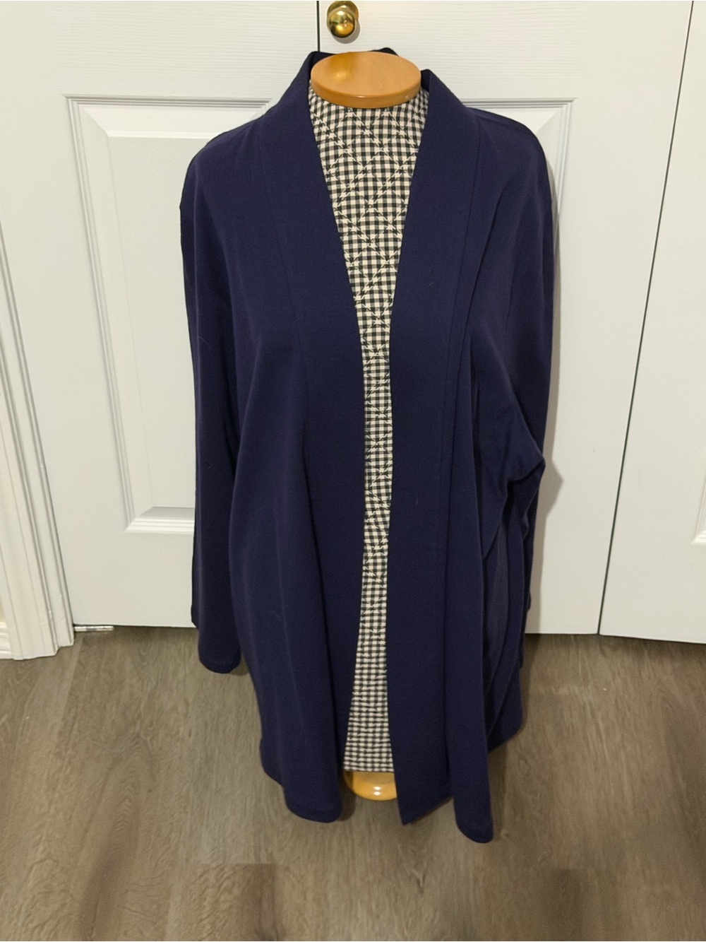 Eileen Fisher Navy Open-Front Women’s Cardigan Sweater 3x